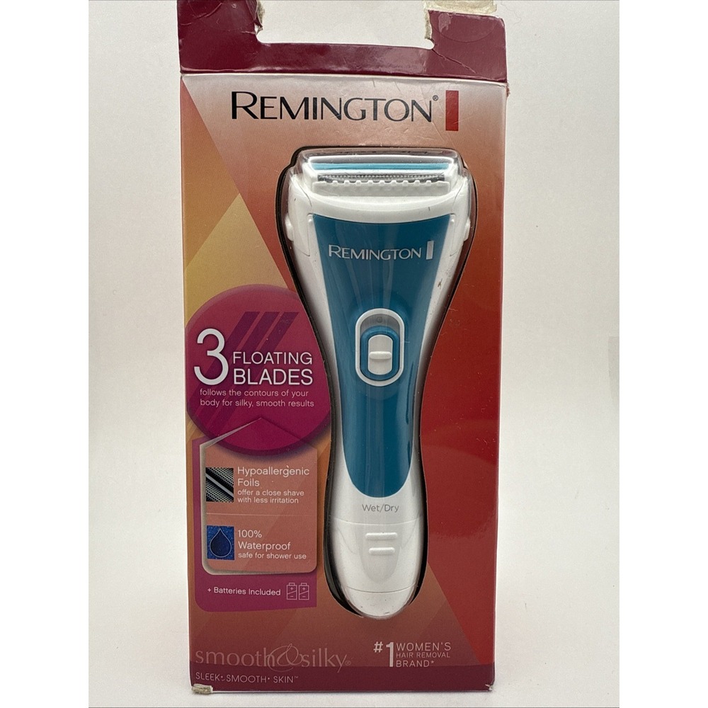REMINGTON Smooth & Silky Ladies Shaver Floating Blades Waterproof Hypoallergenic